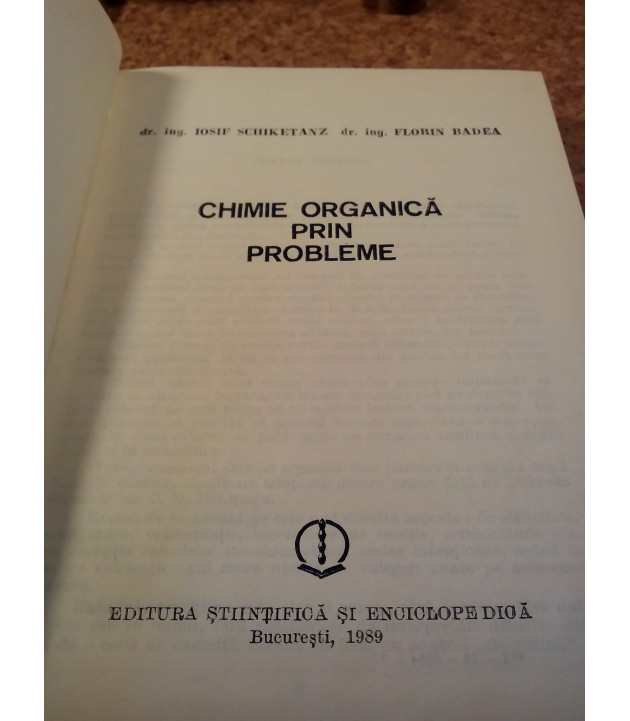 Iosif Schiketanz - Chimie organica prin probleme