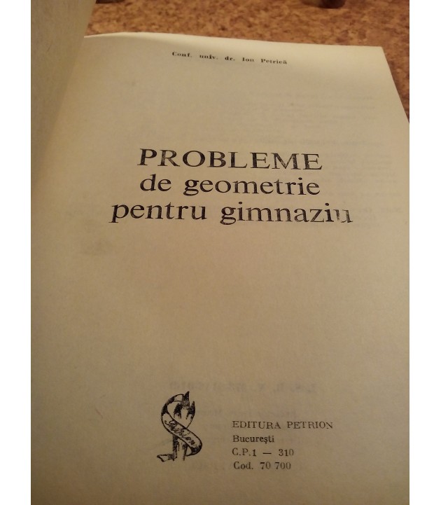 I. Petrica - Probleme de geometrie pentru gimnaziu clasele VI - VIII