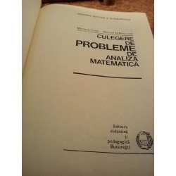 M. Craiu - Culegere de probleme de analiza matematica