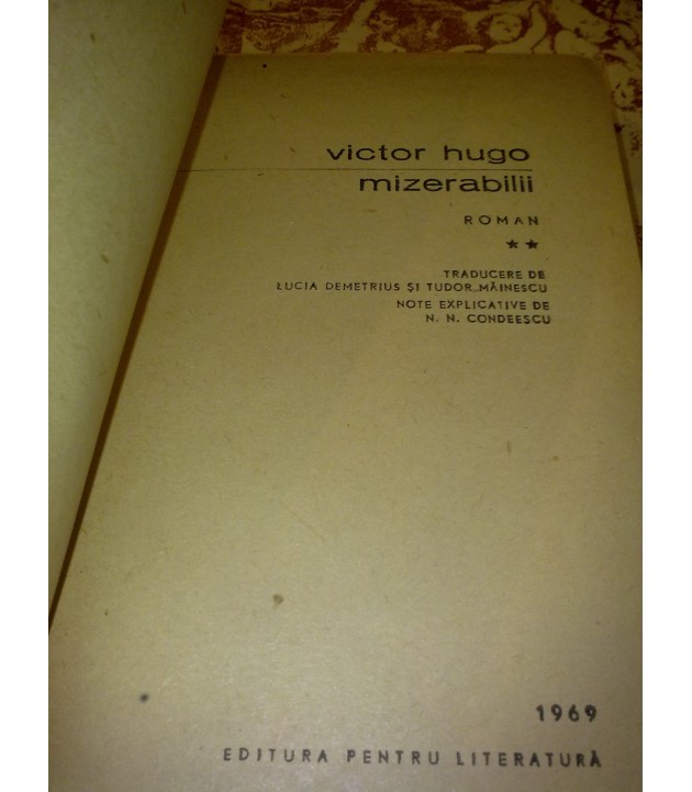 Victor Hugo - Mizerabilii vol. II