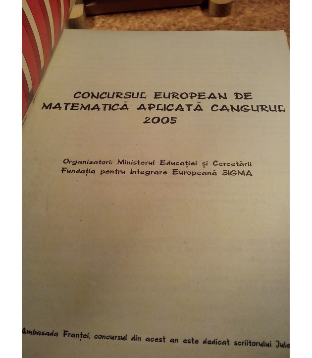 Concursul european de matematica aplicata Cangurul 2005