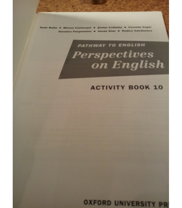 Rada Balan - Pathway to english Perspectives on english student's book 10
