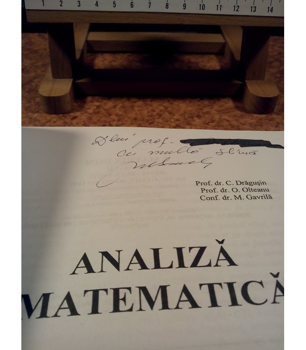 Constantin Dragusin - Analiza matematica Teorie si aplicatii Vol. II