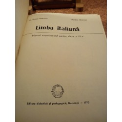 George Lazarescu - Limba italiana manual experimental pentru clasa a IV a
