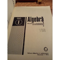 C. Gautier - Algebra Multimi, statistica, probabilitati Vol. I