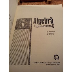 C. Gautier - Algebra functii Numerice, aplicatii diverse Vol. II
