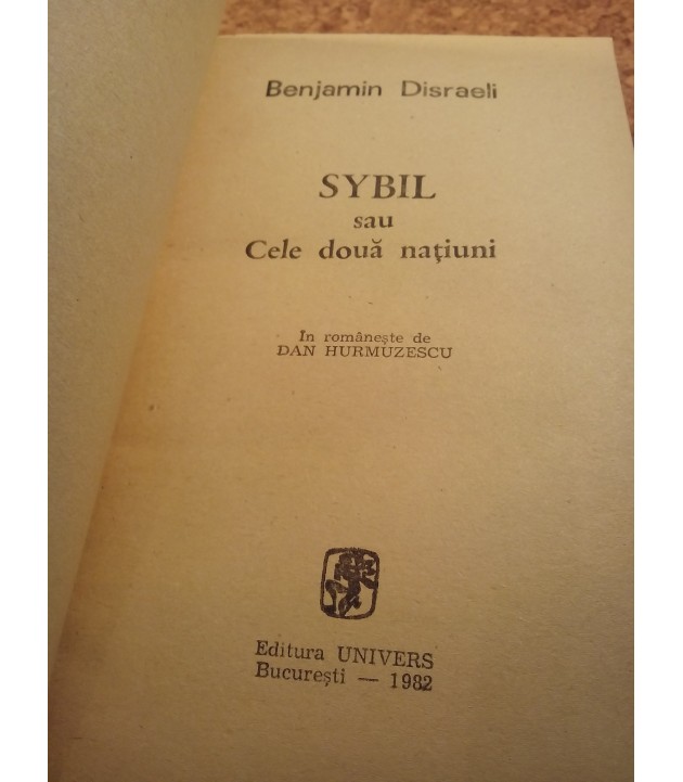 Benjamin Disraeli - Sybil