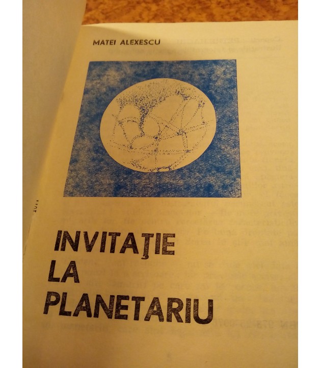 Matei Alexescu - Invitatie la planetariu