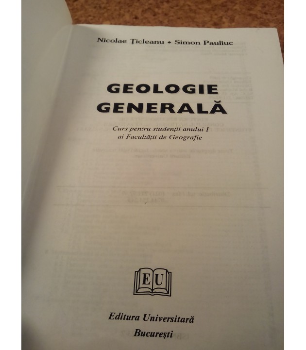 N. Ticleanu - Geologie generala