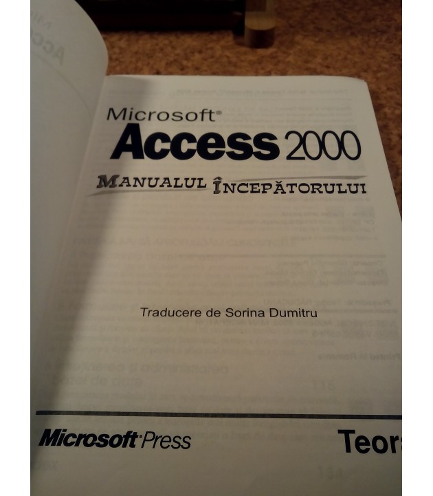 Sorina Dumitru - Microsoft Access 2000 Manualul incepatorului