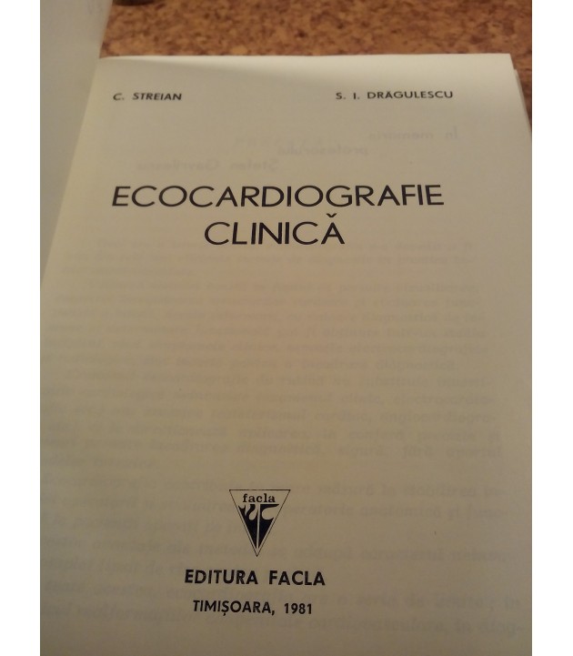 C. Streian - Ecocardiografie clinica