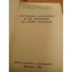 Dictionar analogic de sinonime al limbii romane