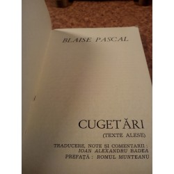 Blaise Pascal - Cugetari