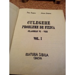 D. Frunzescu - Culegere probleme de fizica clasele VI - VIII Vol. I