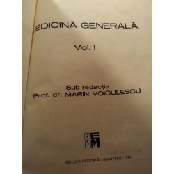 Marin Voiculescu -Medicina generala vol. I