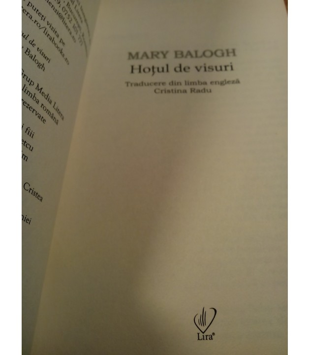 Mary Balogh - Hotul de visuri