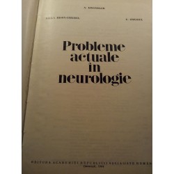 A. Kreindler - Probleme actuale in neurologie