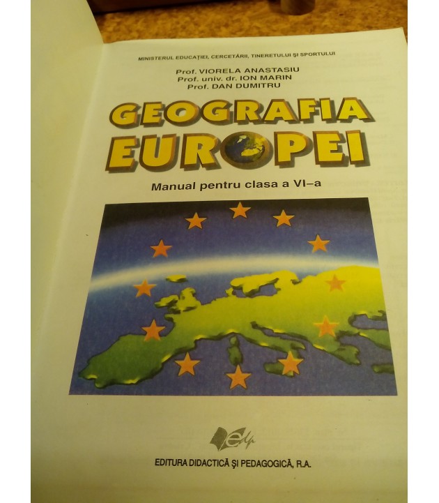 Viorela Anastasiu - Geografia europei manual pentru clasa a VI a