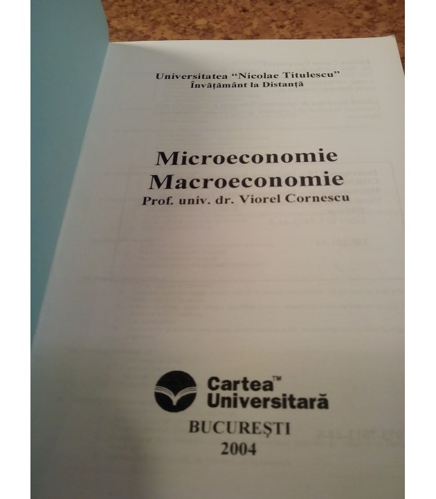 Viorel Cornescu - Microeconomie Macroeconomie