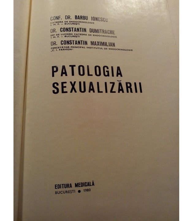 B. Ionescu - Patologia sexualizarii