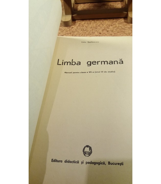 L. Stefanescu - Limba germana manual pentru clasa a VII a (anul III de studiu)