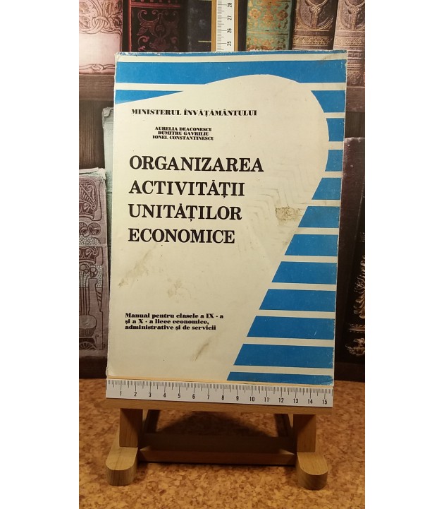 Aurelia Deaconescu - Organizarea activitatii unitatilor economice
