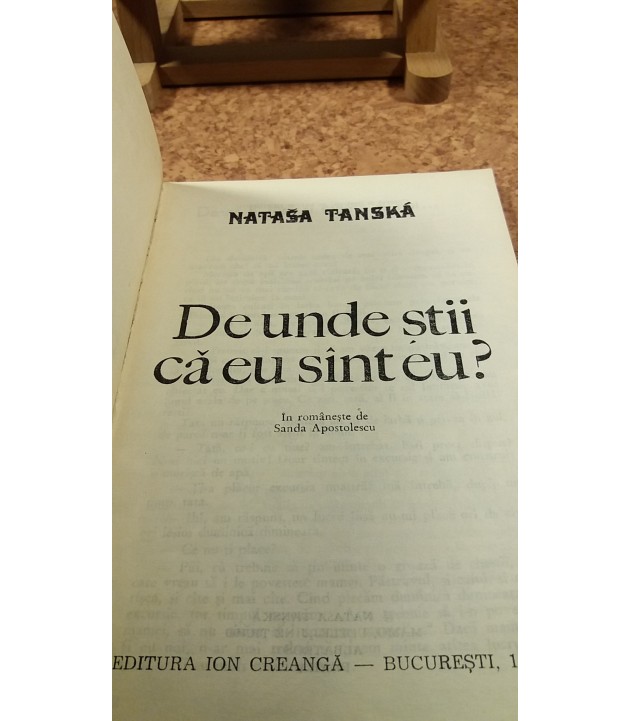 Natasa Tanska - De unde stii ca eu sint eu?