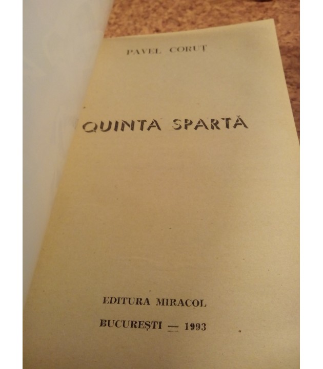 Pavel Corut – Quinta sparta