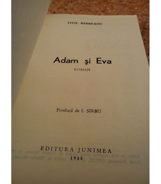 Liviu Rebreanu  – Adam si Eva