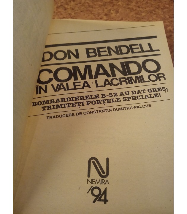 Don Bendell - Comando in valea lacrimilor
