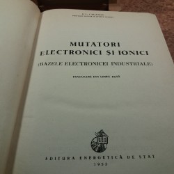 I. L. Caganov - Mutatori electronici si ionici