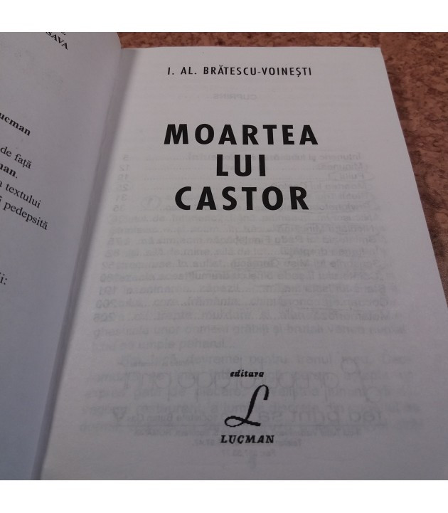 I. Al. Bratescu-Voinesti - Moartea lui Castor