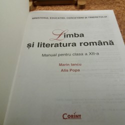 Marin Iancu - Limba si liteartura romana manual pentru clasa a XII a