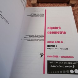 Dan Zaharia - Mate2000+ consolidare Matematica algebra, geometrie clasa 6 partea I