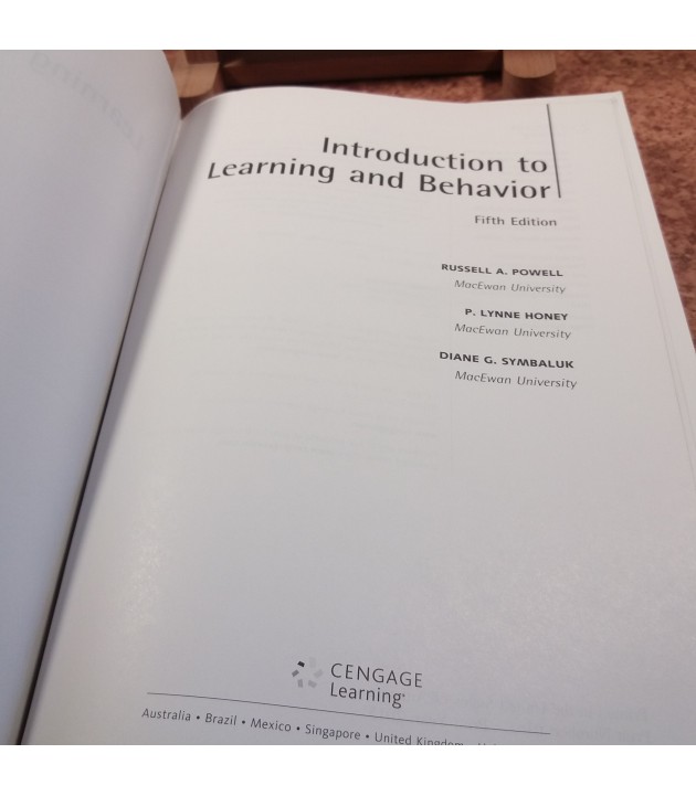 Russell A. Powell - Introduction to Learning and Behavior