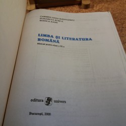 Carmen Ligia Radulescu - Limba si literatura romana manual pentru clasa a IX a