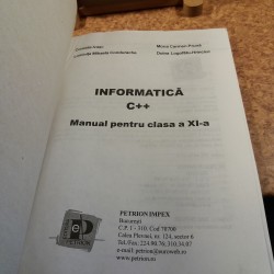 Cornelia Ivasc - Informatica C++ manual pentru clasa a XI a