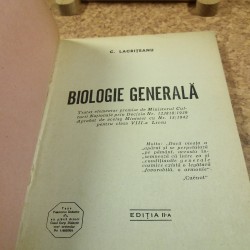 C. Lacriteanu - Biologie generala