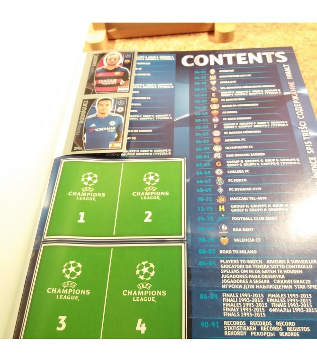 UEFA Champions League Official sticker collection Season 2015/16