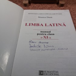 Monica Duna - Limba latina manual pentru clasa a XI a