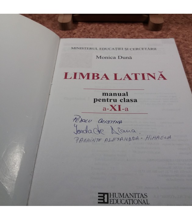 Monica Duna - Limba latina manual pentru clasa a XI a