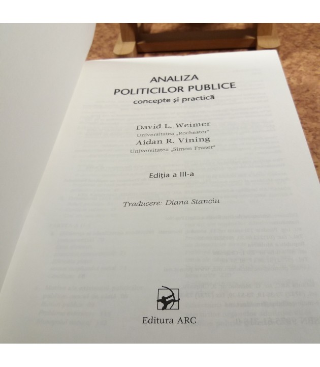 David L. Weimer - Analiza politicilor publice concepte si practica