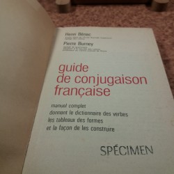 Henri Benac - Guide de conjugaison francaise