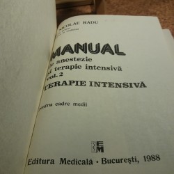 Nicolae Radu - Manual de anestezie si terapie intensiva vol. II terapie intensiva