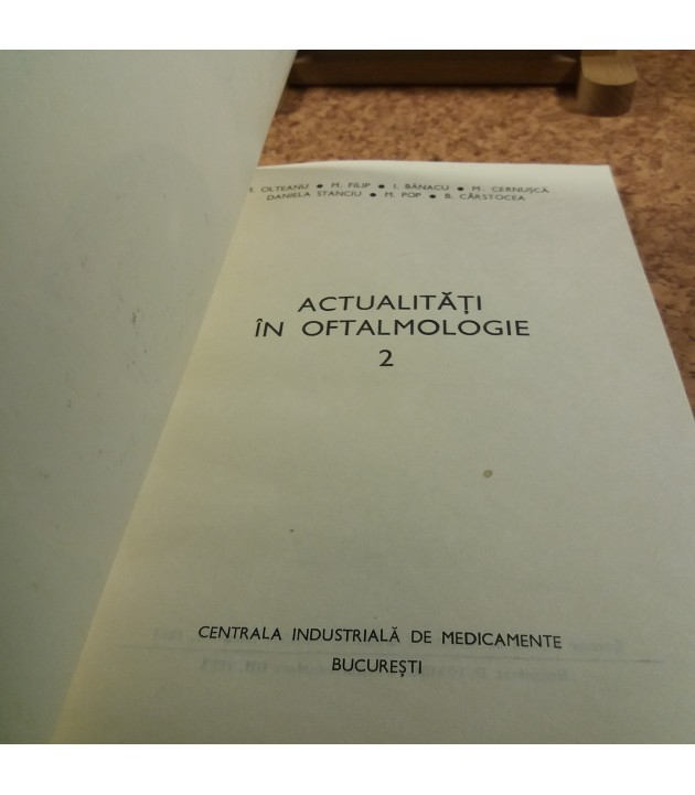 M. Oltean - Actualitati in oftalmologie vol II 1983