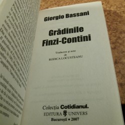 Giorgio Bassani - Gradinile Finzi-Contini