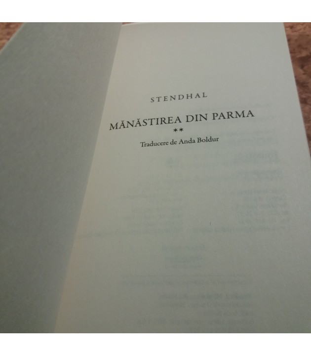 Stendhal - Manastirea din Parma Vol. II