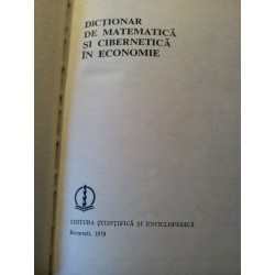 Dictionar de matematica si cibernetica in economie