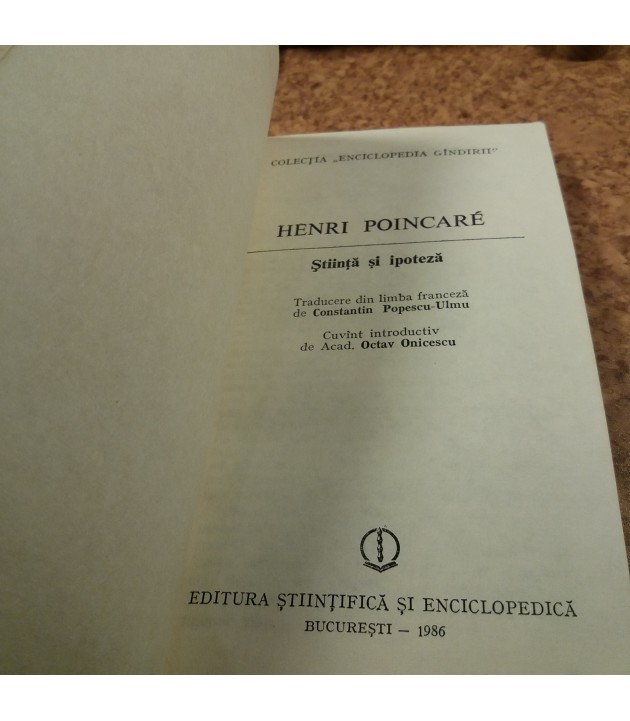 Henri Poincare - Stiinta si ipoteza