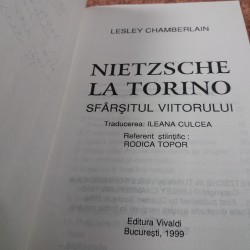 Lesley Chamberlain - Nietzsche la Torino Sfarsitul Viitorului